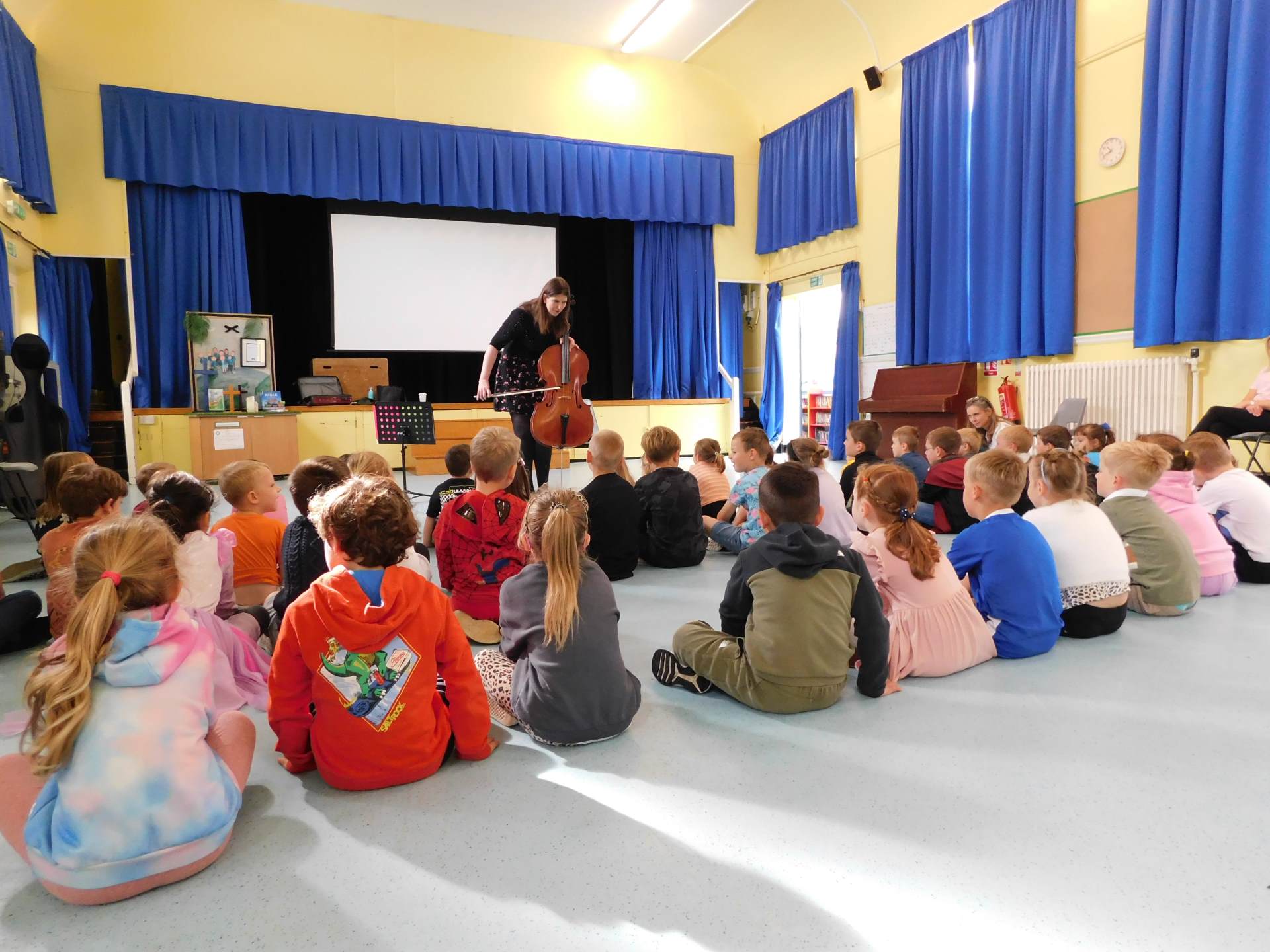 Cellist Visit to our school